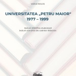 BOLOȘ V., Sesiuni științifice studențești ; Sesiuni științifice ale cadrelor didactice ( Colecția Sinteze documentare), University Press Târgu Mureș (2021), ISBN 978-973-169-736-9, 508 p.